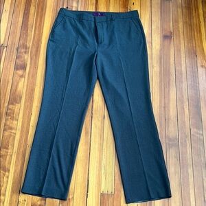 NYDJ Gray Dress Pants Smooth Wool-Blend Fabric